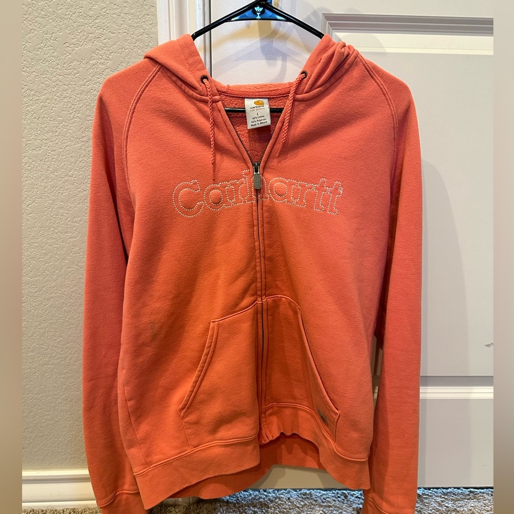 Carhartt zip up sweatshirt